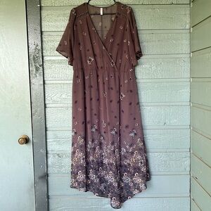 Xhillaration | Sheer Floral Dress
